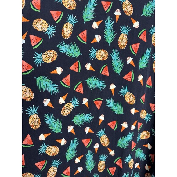 Lularoe Maxi Skirt Size XS Modest Ice Cream Cones Pineapples Watermelon - Picture 2 of 4